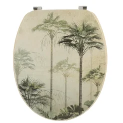 Abattant WC 18 pouces façon bois Palmiers Florida