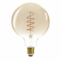 Ampoule lumineuse Glode torsadé Ambre