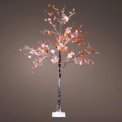 Arbre lumineux 96 LED (H180 cm) Chêne enneigé Blanc chaud