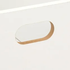 Boite de rangement (15 x 31 x 15 cm) Mano Blanc