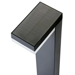 Borne de jardin solaire 600 lumens (H70 cm) Elite Gris anthracite