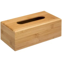 Boîte à mouchoirs en bambou Naturel