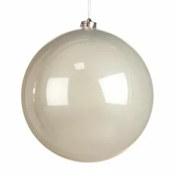 Boule de Noël (D200 mm) Alpine Perle
