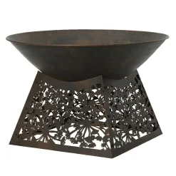Braséro d'extérieur (D75 x H48 cm) Veracruz Brun antique