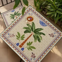 Chaise bistrot pliable en mosaïque Havana Brun