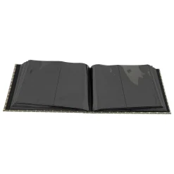 Coffret 2 albums photos (H16,7 cm) Paloma Gris et jaune moutarde