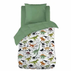 Couette imprimée enfant (140 x 200 cm) Cretace Verte