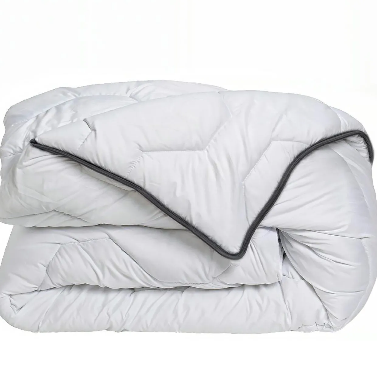 Couette très chaude enveloppe percale de coton (140 x 200 cm) Galaxie Blanche