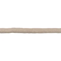 Coussin bas de porte simple effet lin (80 cm) Alfred Beige