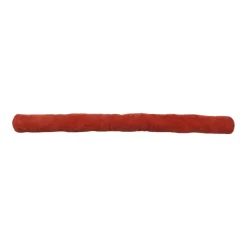 Coussin bas de porte simple effet velours cotelé (80 cm) Ernest Terracotta