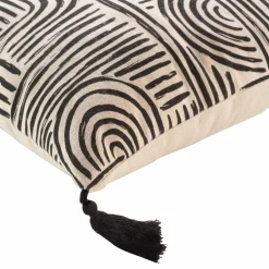 Coussin carré (45 x 45 cm) Pandore Noir