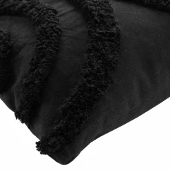 Coussin carré (40 x 40 cm) Zita Noir