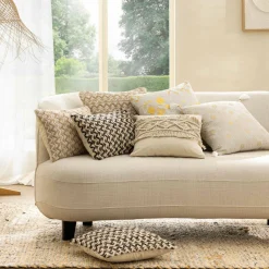 Coussin carré coton (45 x 45 cm) Layoa Or