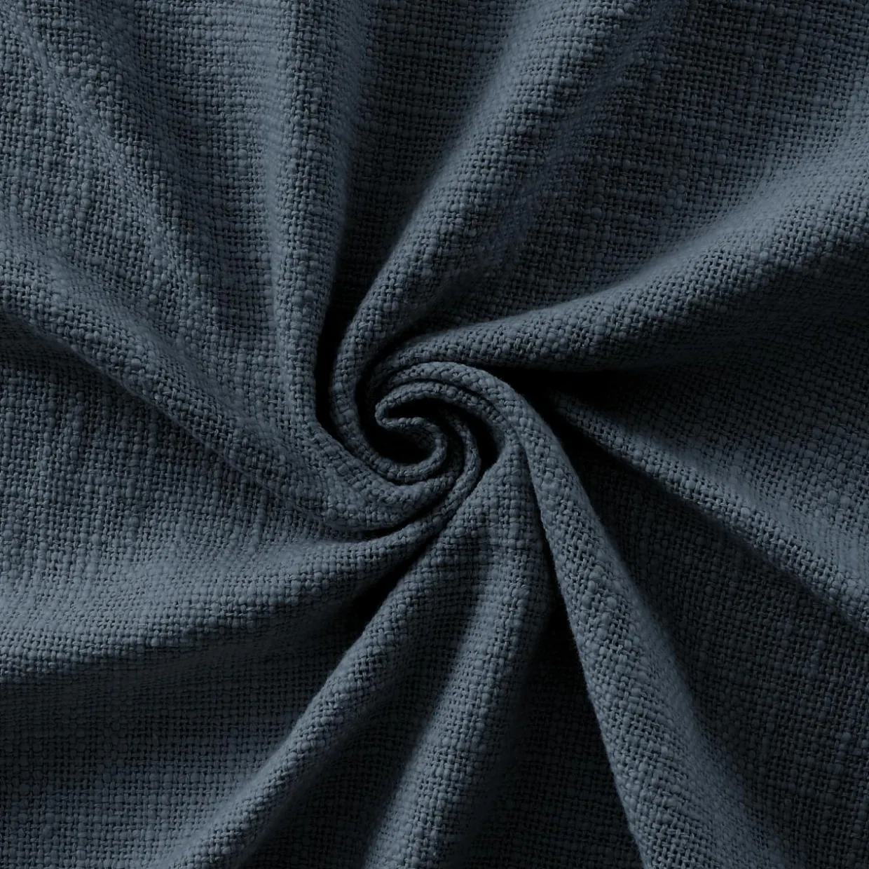 Coussin carré coton (45 x 45 cm) Sixtine Bleu nuit