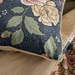 Coussin carré velours (50 x 50 cm) Dolores Rose