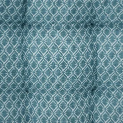 Coussin de chaise carré (38 x 38 cm) Otto Bleu canard