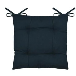 Coussin de chaise carré coton (38 x 38 cm) Bordemer Blanc