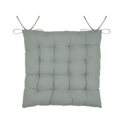 Coussin de chaise carré coton (38 x 38 cm) Yuki Beige