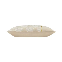 Coussin rectangulaire coton (30 x 50 cm) Majestia Beige