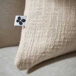 Coussin rectangulaire coton (40 x 60 cm) Sixtine Beige
