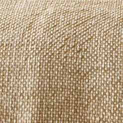 Coussin rectangulaire coton texturé (50 x 80 cm) Jamy Marron