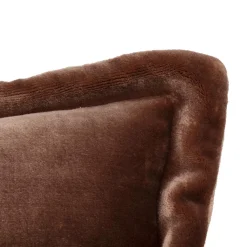 Coussin rectangulaire flanelle (38 x 58 cm) Cuddly Marron