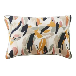 Coussin rectangulaire gaze de coton (40 x 60 cm) Mathilda Multicolore