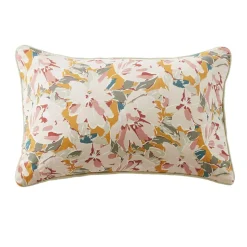 Coussin rectangulaire gaze de coton (40 x 60 cm) April Multicolore