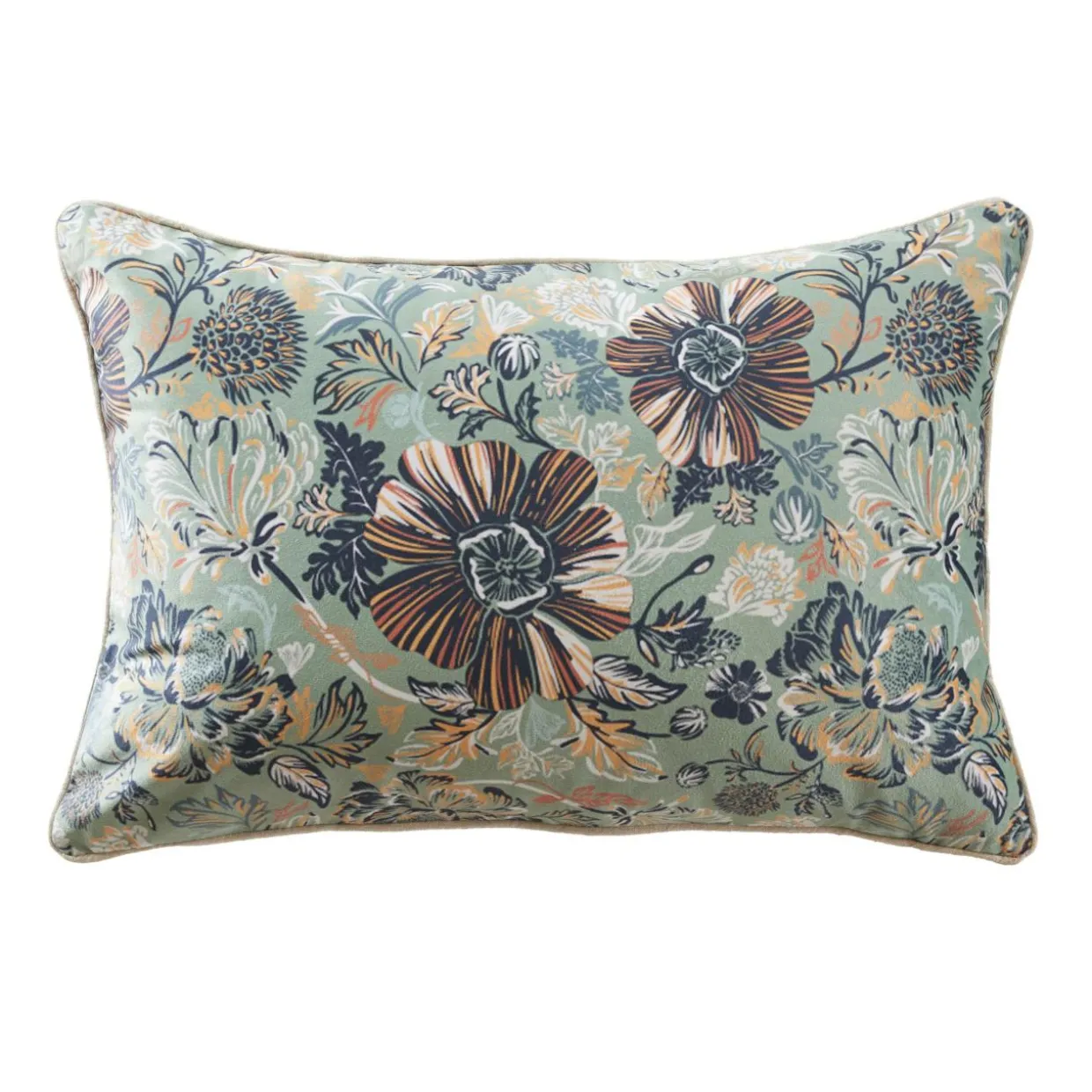 Coussin rectangulaire velours (40 x 60 cm) Dolores Vert