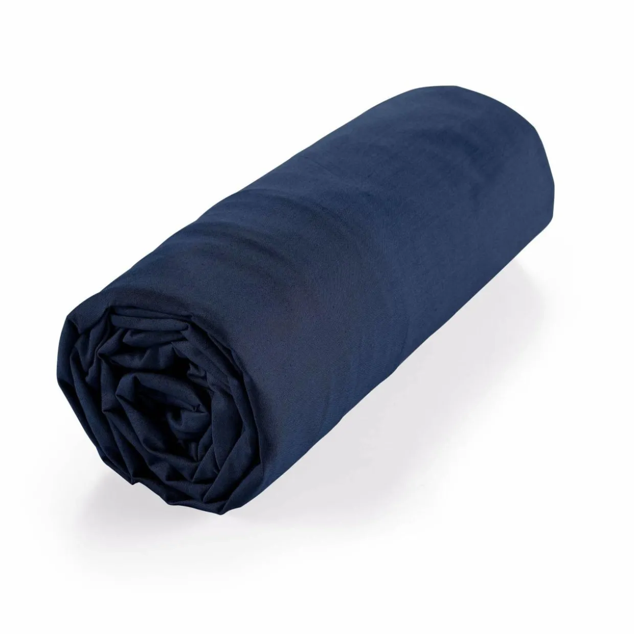 Drap housse coton bio (160 x 200 cm) Biolina Bleu nuit