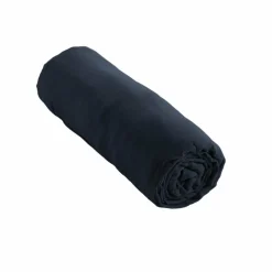 Drap housse gaze de coton (160 x 200 cm) Gaïa Bleu nuit