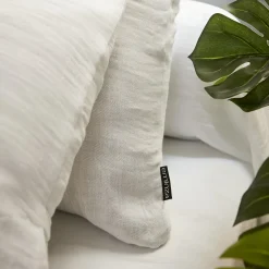 Drap housse gaze de coton (140 x 190 cm) Gaïa Blanc chantilly