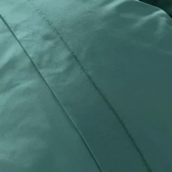 Drap housse percale de coton (90 x 190 cm) Cali Bleu canard