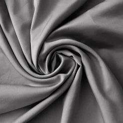 Drap housse satin de bambou (140 x 190 cm) Sienna Gris granit