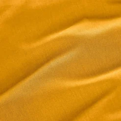 Drap plat percale de coton (180 x 290 cm) Cali Jaune moutarde