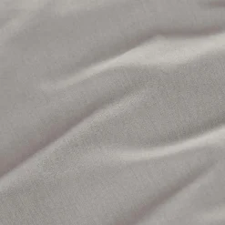 Drap plat percale de coton (270 x 300 cm) Cali Gris clair
