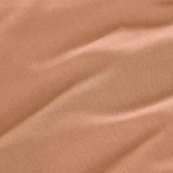 Drap plat percale de coton (270 x 300 cm) Cali Rose pêche