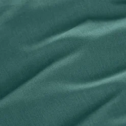 Drap plat percale de coton (180 x 290 cm) Cali Bleu canard