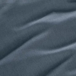Drap plat percale de coton (270 x 300 cm) Cali Bleu marine