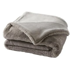 Edredon fausse fourrure (90 x 220 cm) Finn Taupe