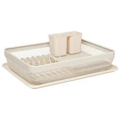 Egouttoir vaisselle en métal (43 x H13 cm) Mayaj Beige