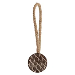 Embrasse rideau bois Africa Marron