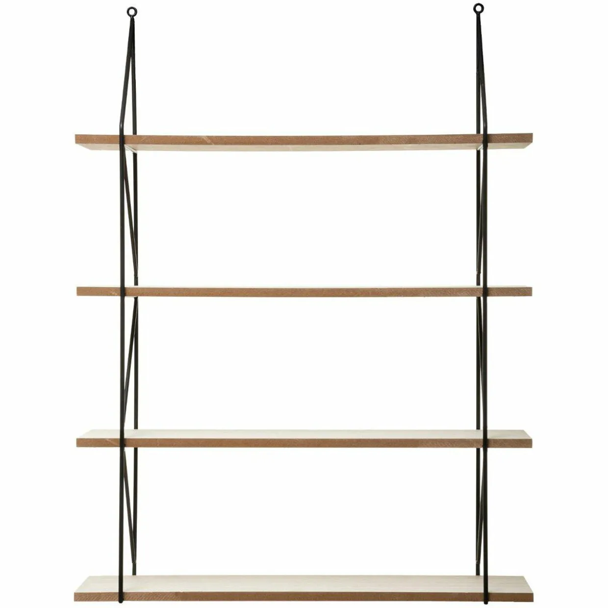 Etagère murale 4 niveaux (60 x H80 cm) Iris Noir