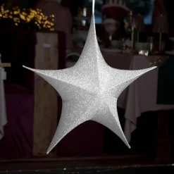 Etoile de Noël à suspendre (D80 cm) Christmas Argent