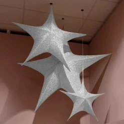Etoile de Noël à suspendre (D180 cm) Christmas Argent