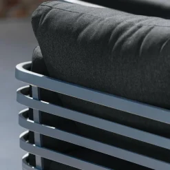 Fauteuil de jardin en aluminium Monte Carlo Gris anthracite