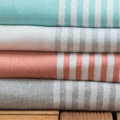 Fouta coton recyclé (200 x 200 cm) Summer Blanche