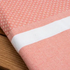Fouta coton recyclé (100 x 200 cm) Selma Corail