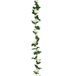 Guirlande artificielle rose (230 cm) Naki Blanche
