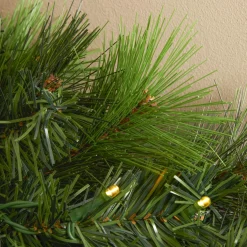 Guirlande de sapin lumineuse (300 cm - D25) Edmonton Vert et blanc chaud